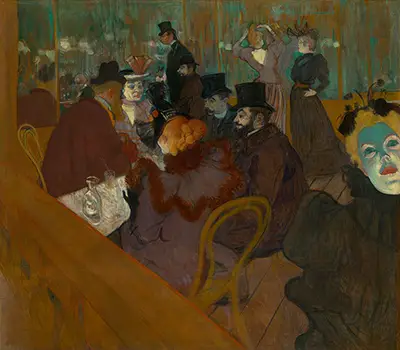 At the Moulin Rouge Henri de Toulouse-Lautrec